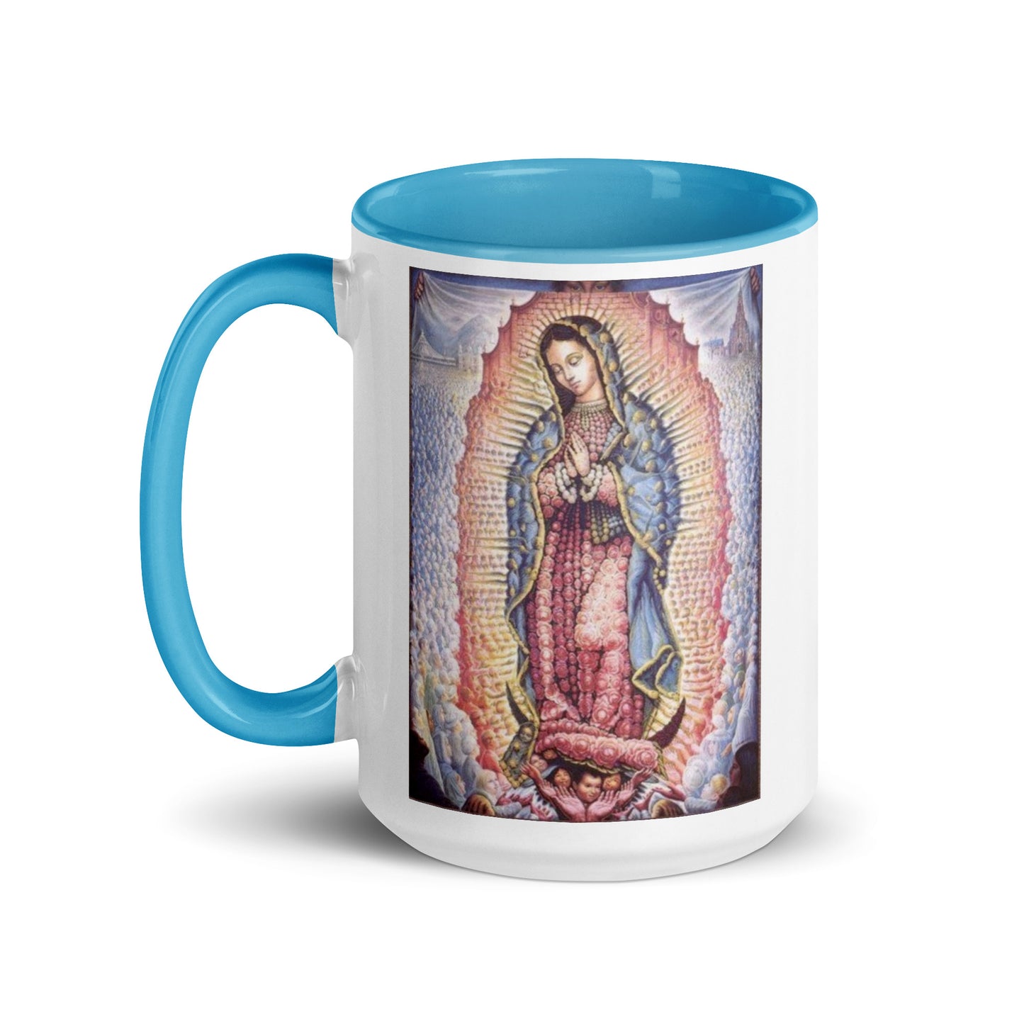 Our Lady of Guadalupe Mug with Color Inside