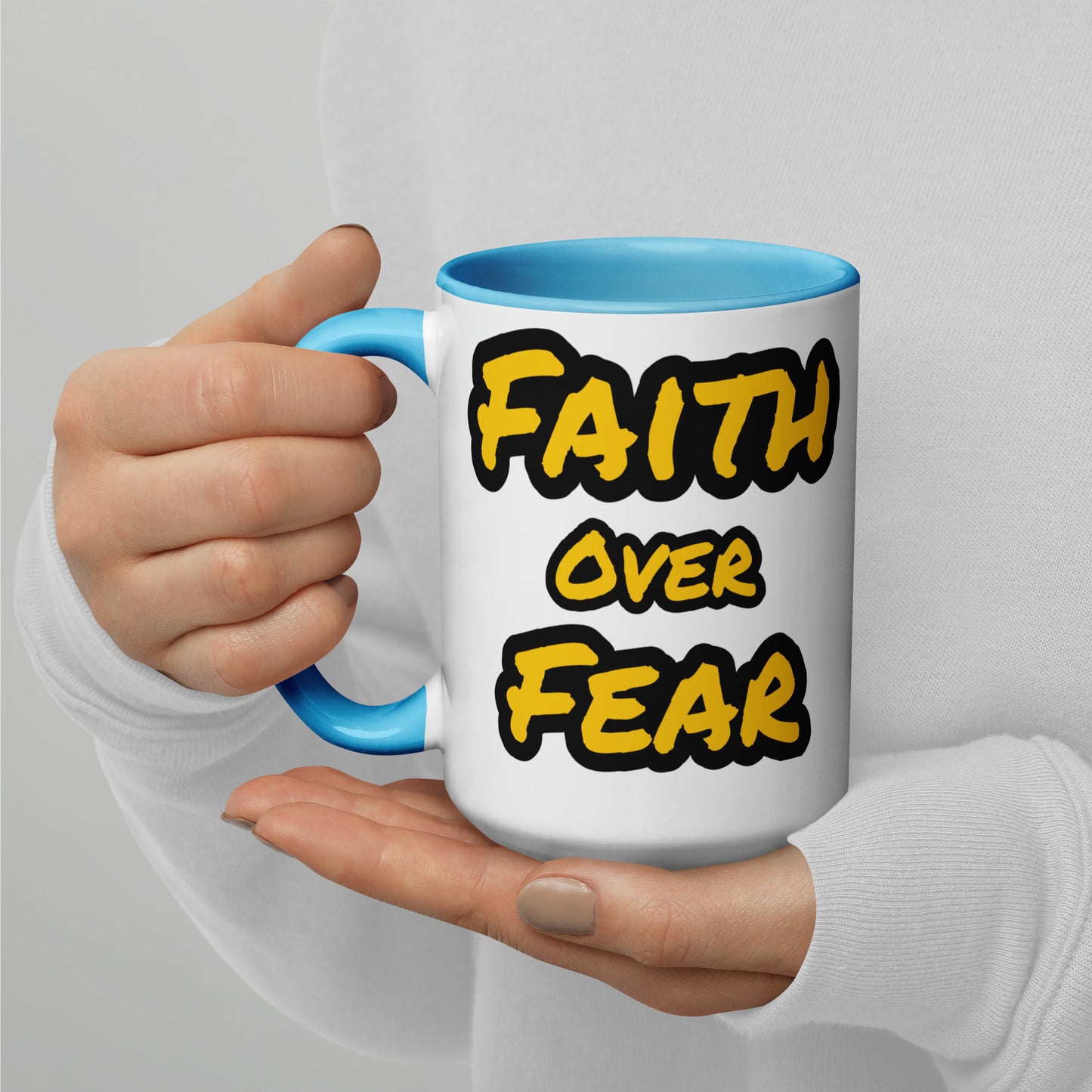 Faith Mug with Color Inside