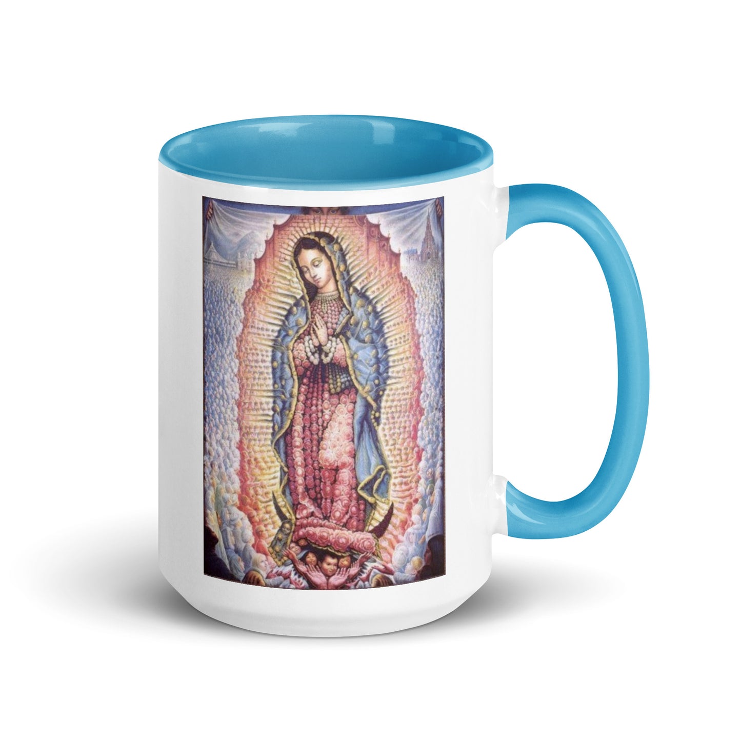 Our Lady of Guadalupe Mug with Color Inside