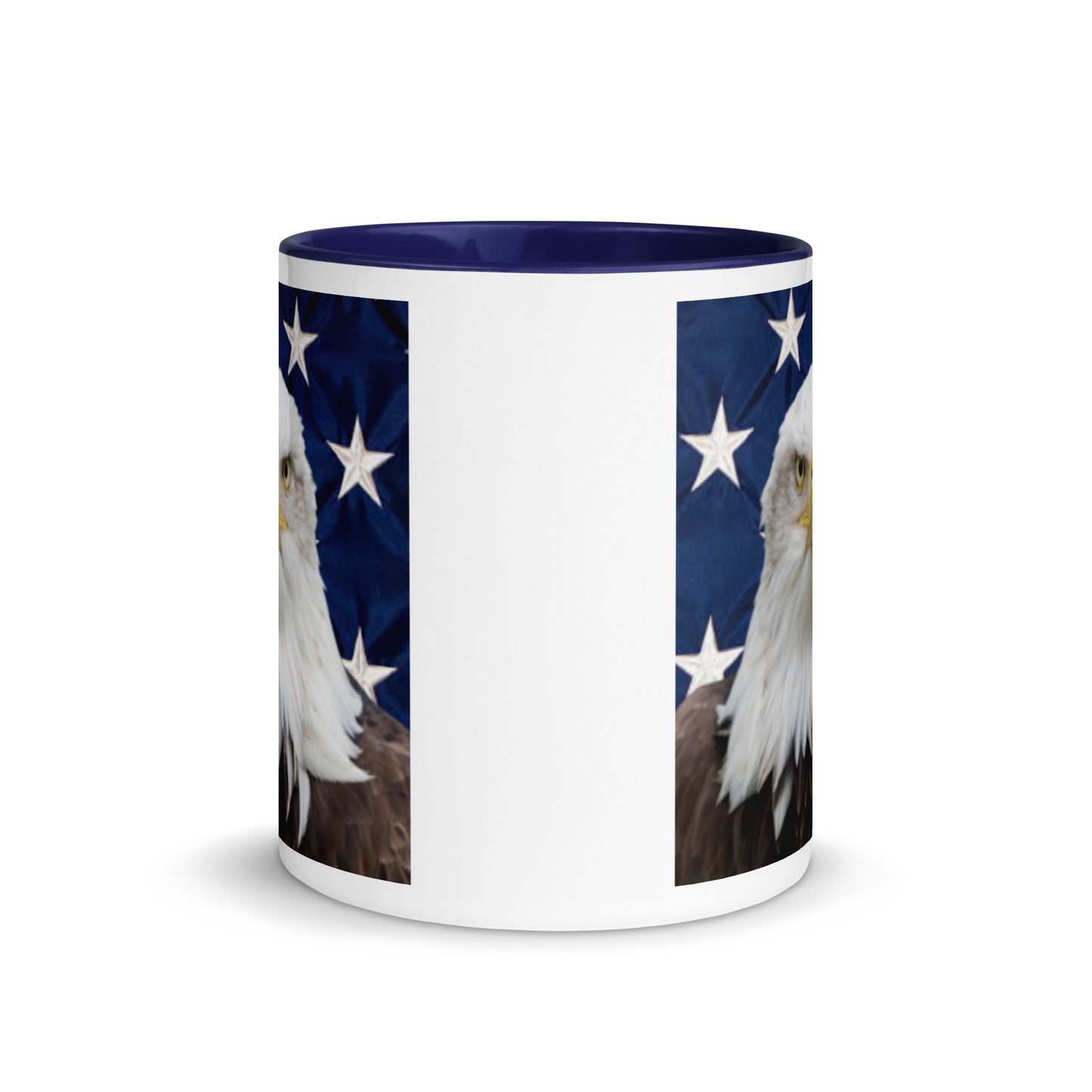 Patriotic Eagle Mug with Color Inside