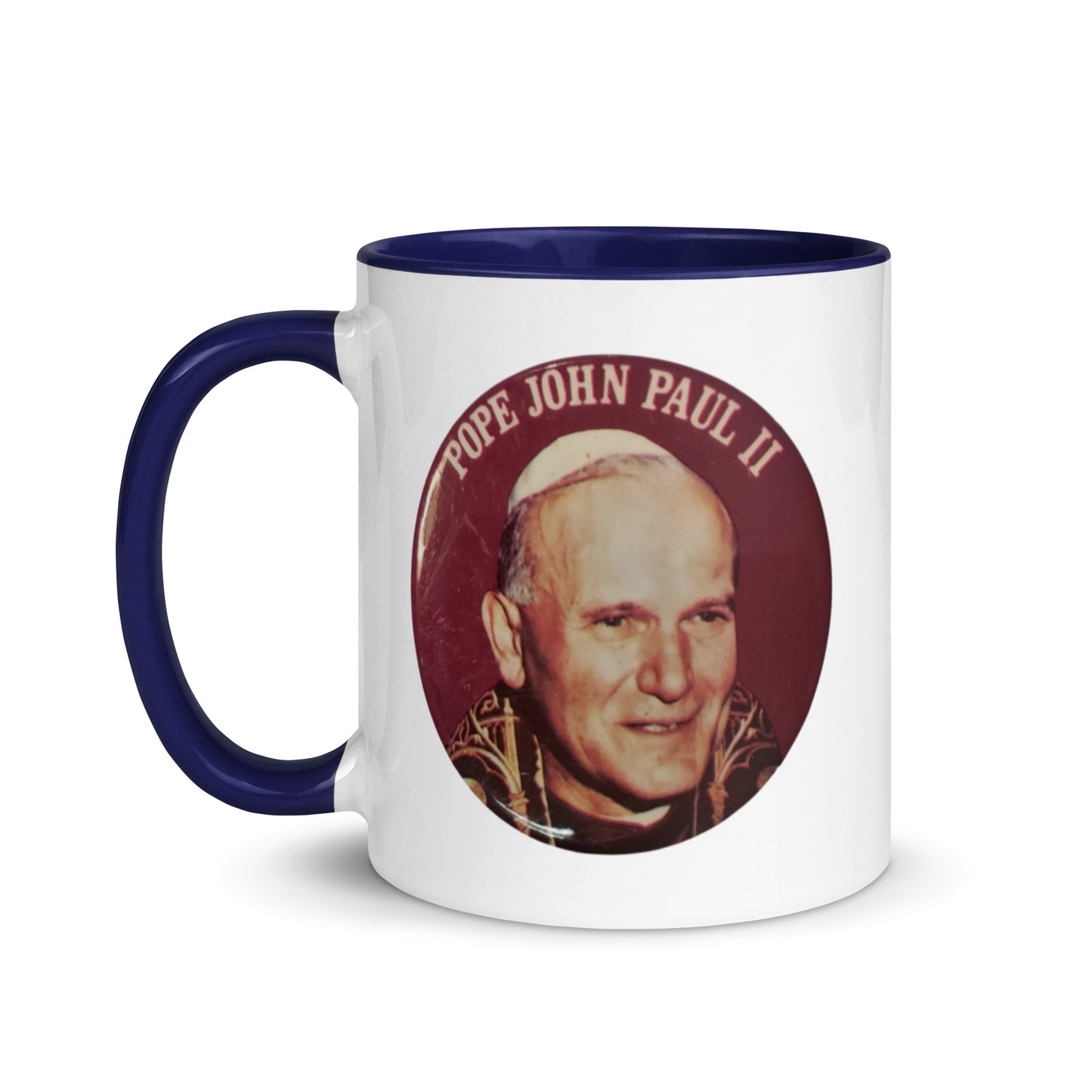 Pope St. John Paul II Mug with Color Inside