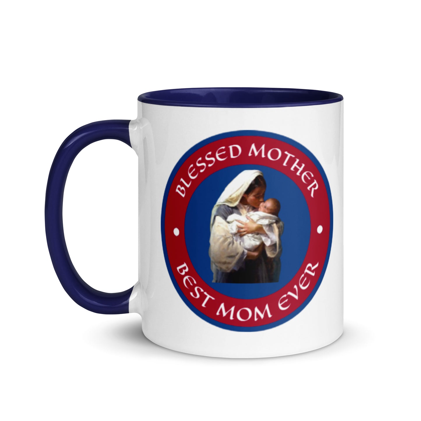 Blessed Mother Mug with Color Inside