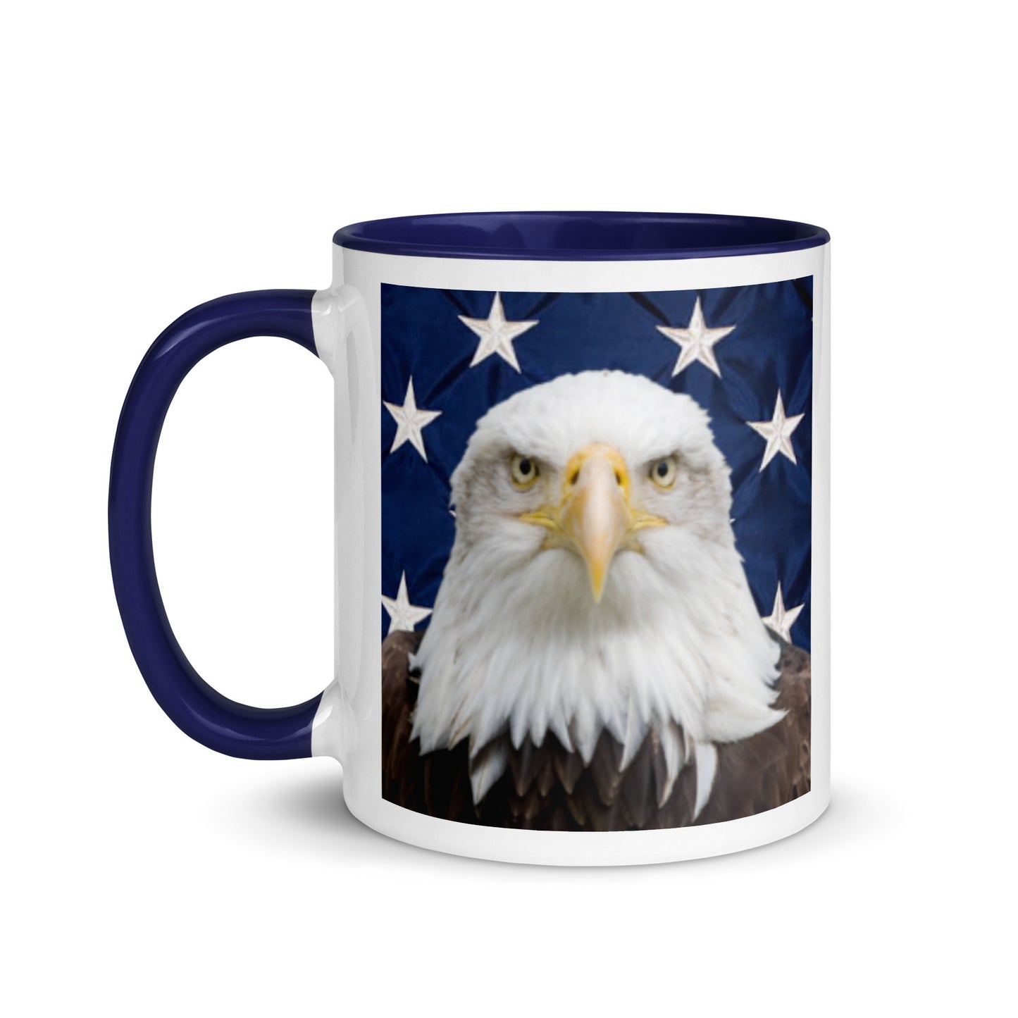 Patriotic Eagle Mug with Color Inside