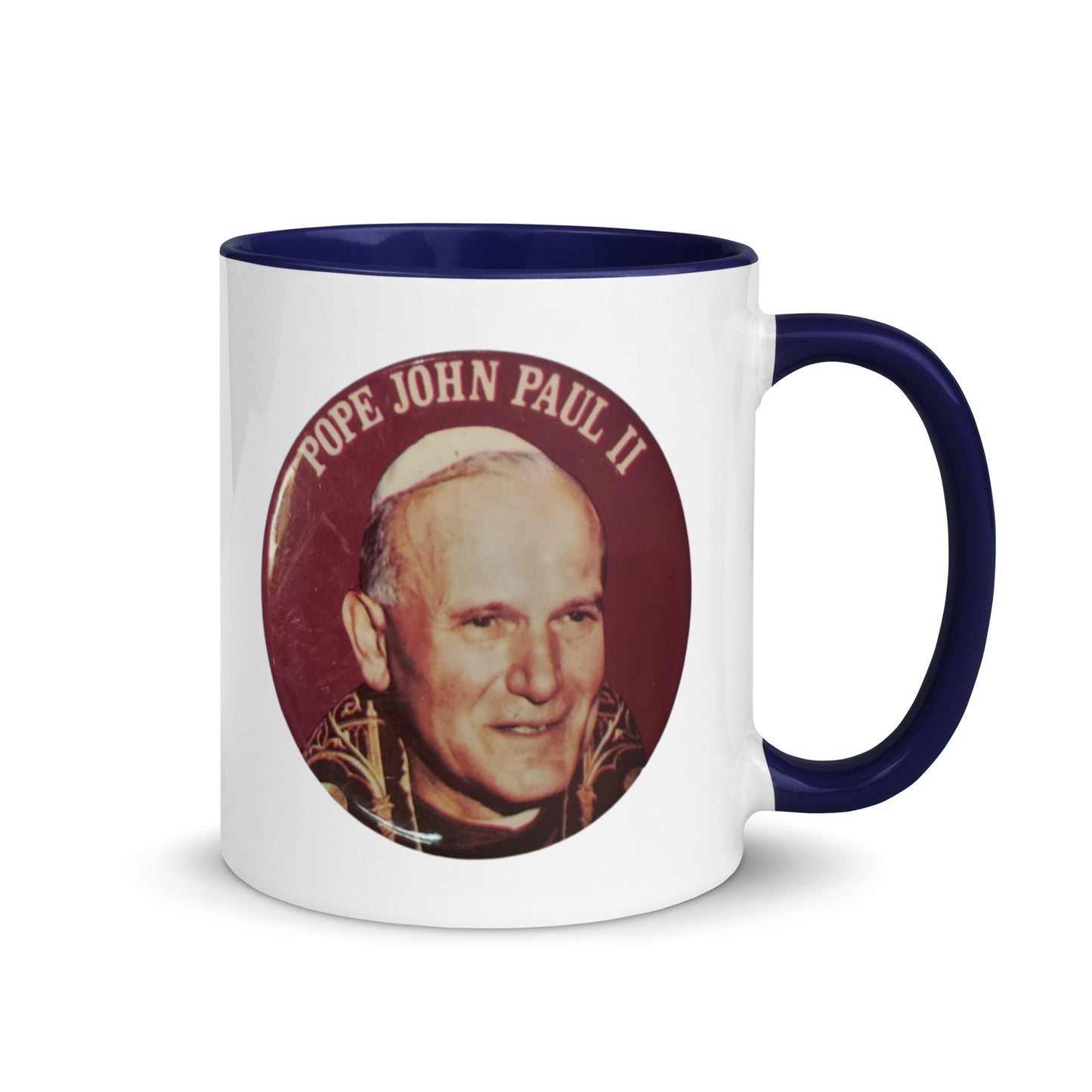 Pope St. John Paul II Mug with Color Inside