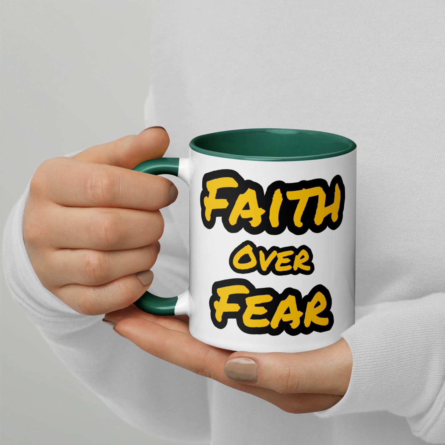 Faith Mug with Color Inside