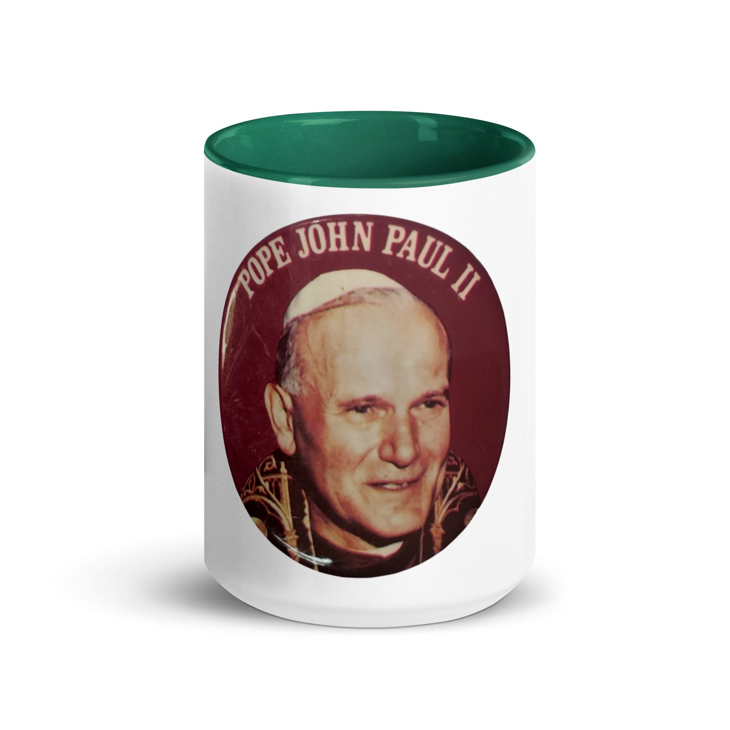 Pope St. John Paul II Mug with Color Inside