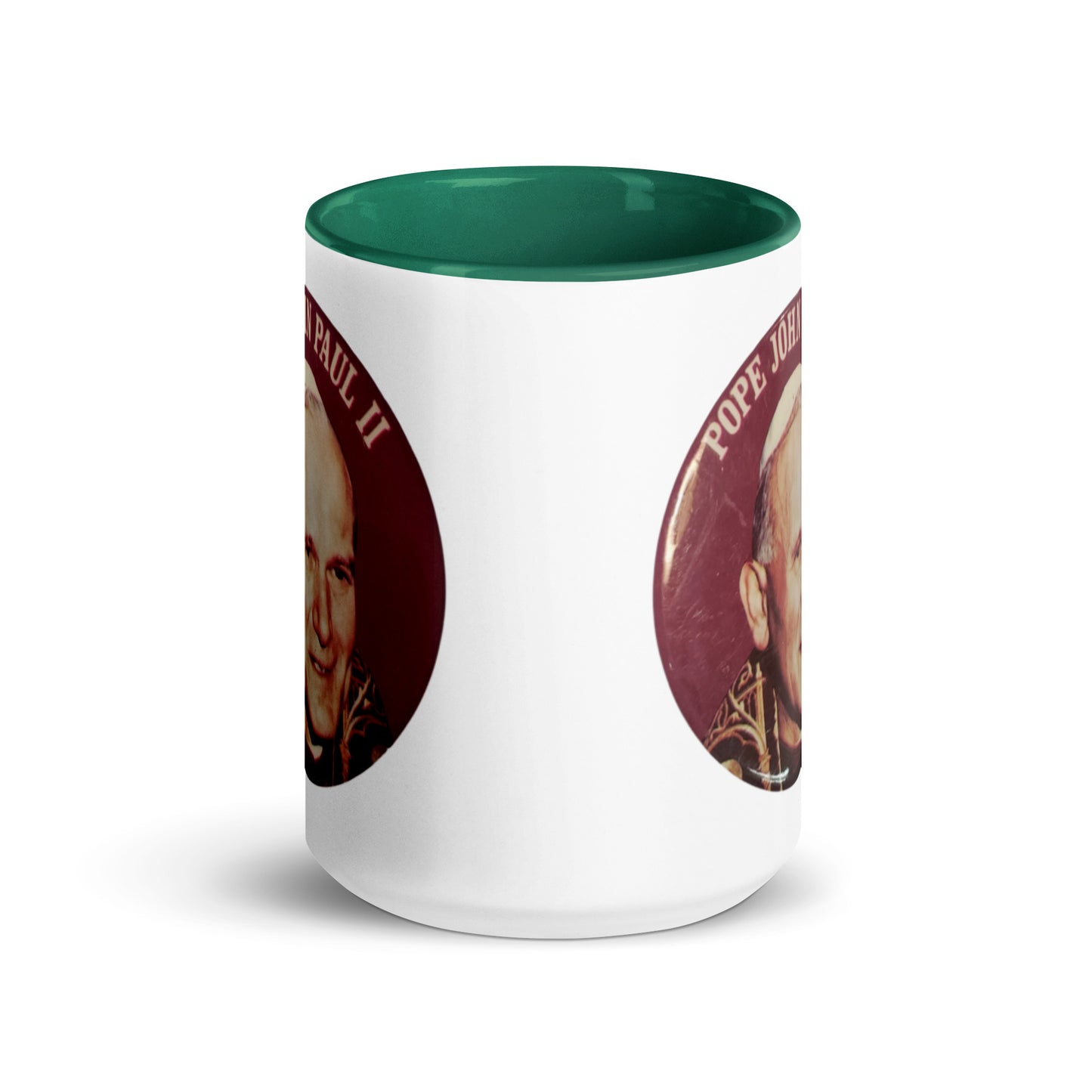 Pope St. John Paul II Mug with Color Inside