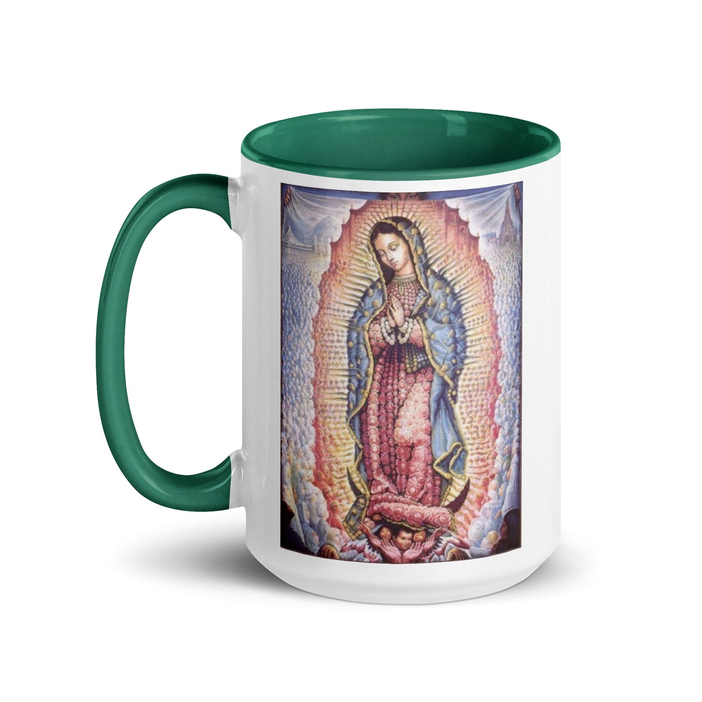 Our Lady of Guadalupe Mug with Color Inside