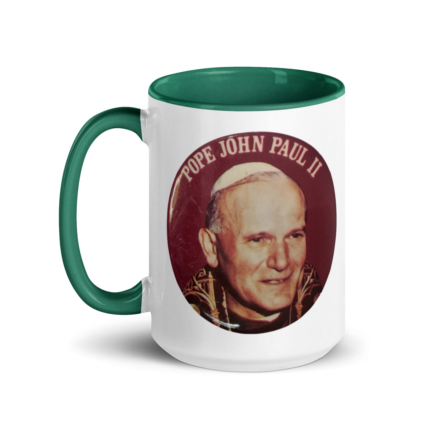 Pope St. John Paul II Mug with Color Inside