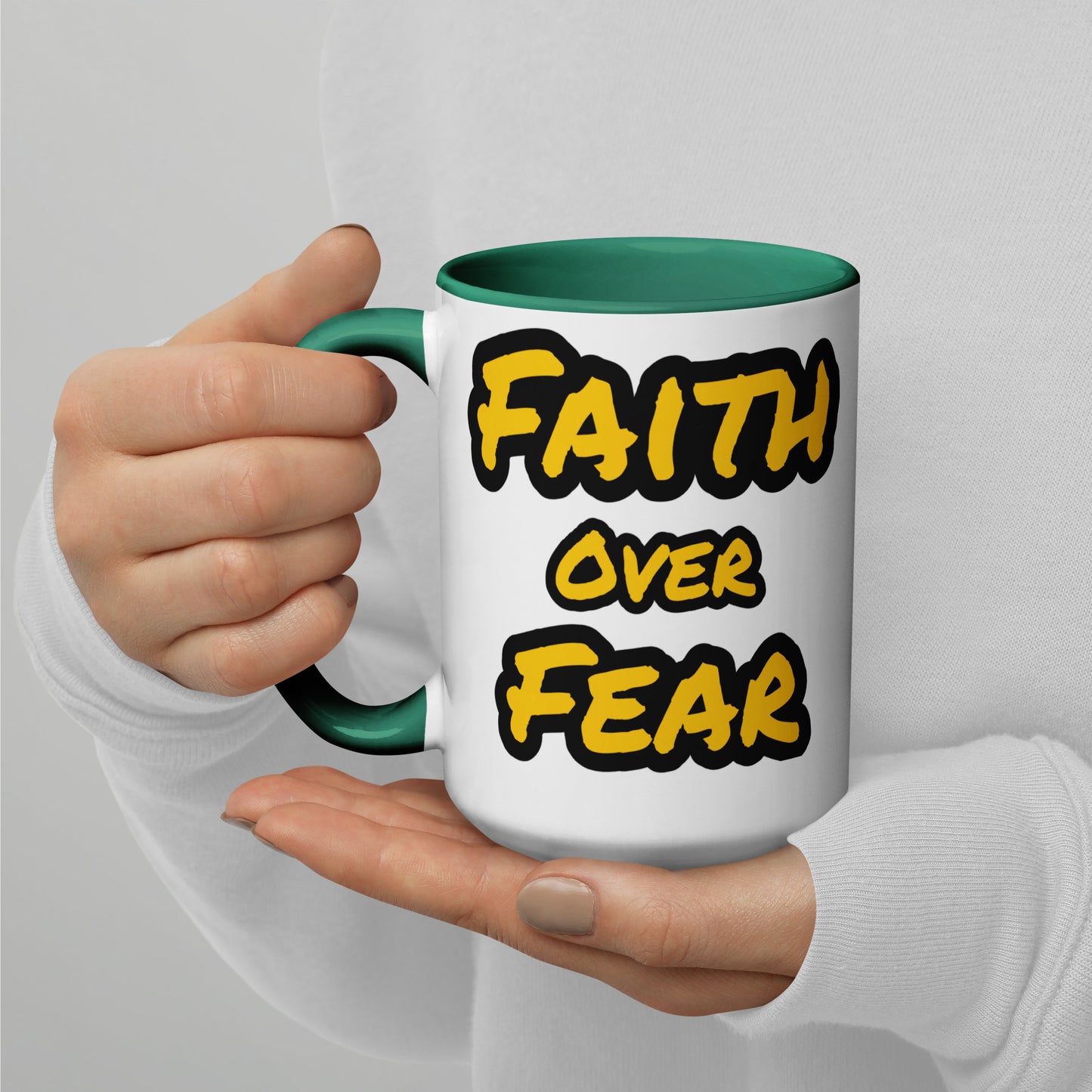 Faith Mug with Color Inside