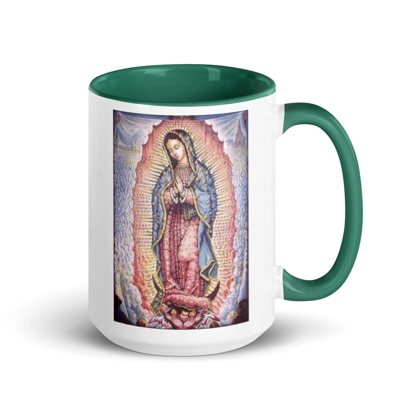 Our Lady of Guadalupe Mug with Color Inside