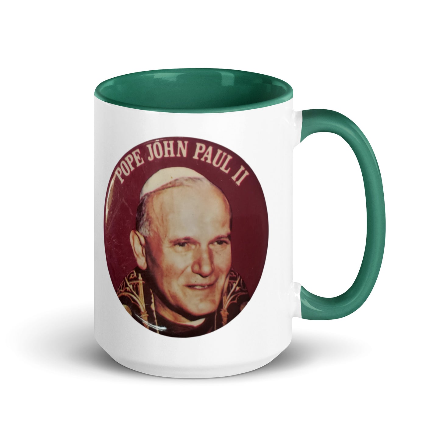 Pope St. John Paul II Mug with Color Inside