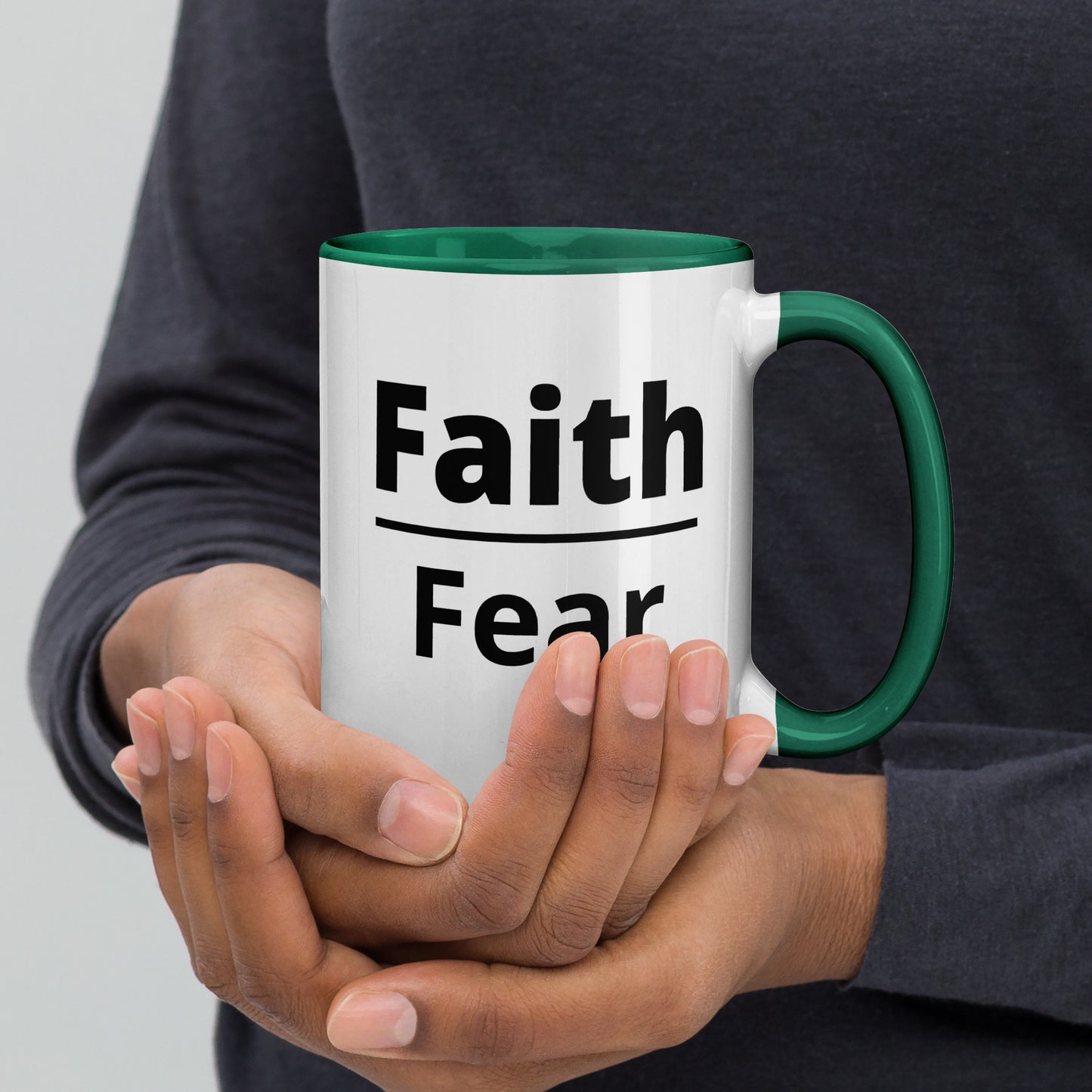 Faith Mug with Color Inside