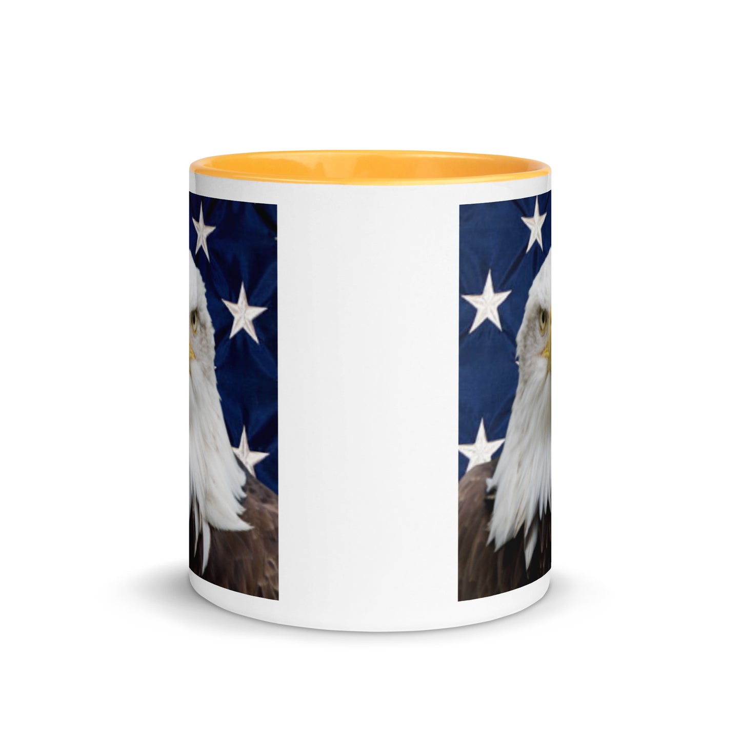 Patriotic Eagle Mug with Color Inside