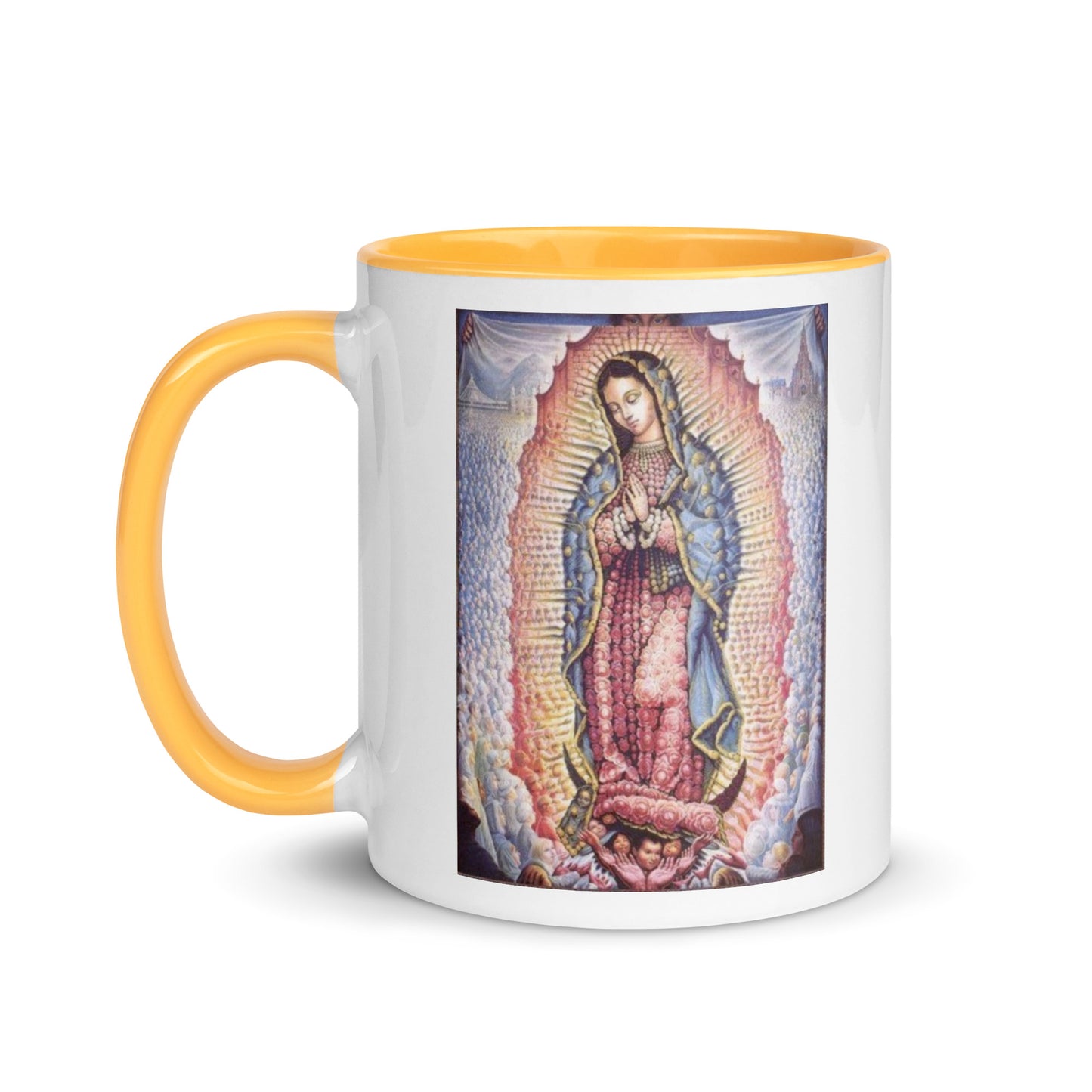 Our Lady of Guadalupe Mug with Color Inside