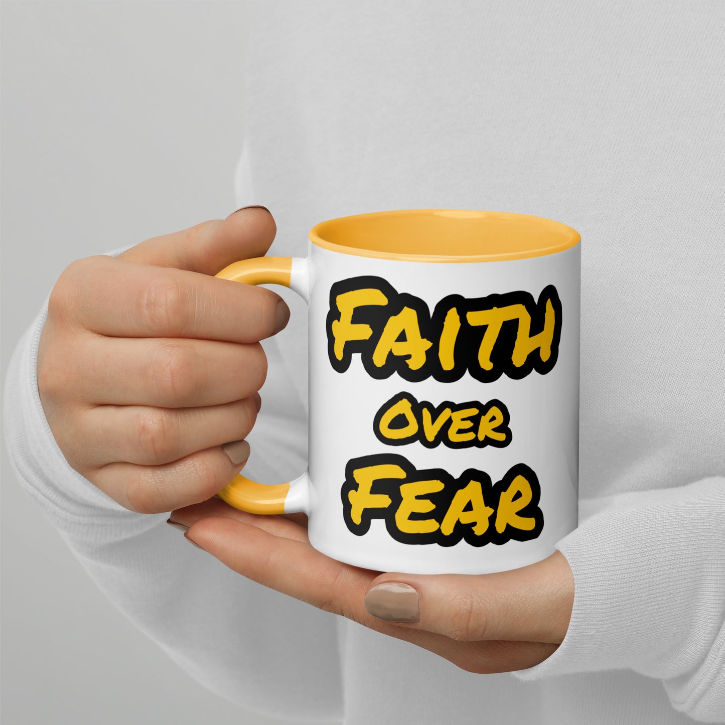 Faith Mug with Color Inside