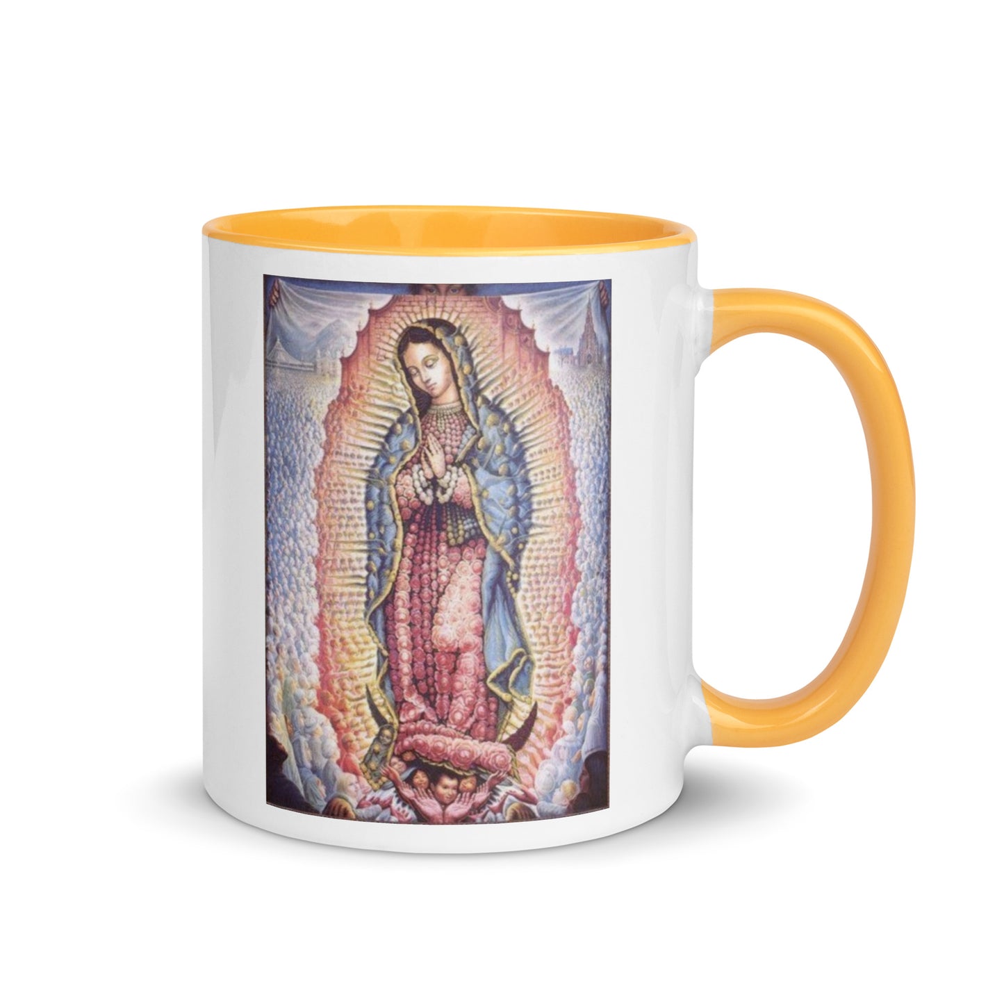 Our Lady of Guadalupe Mug with Color Inside