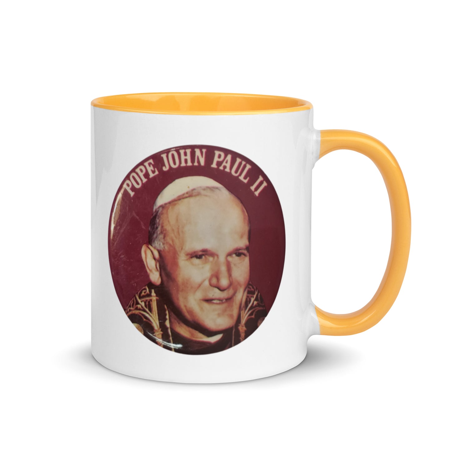 Pope St. John Paul II Mug with Color Inside
