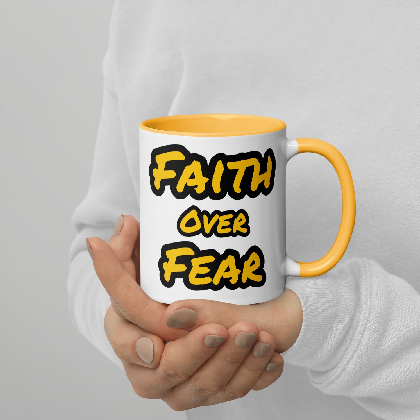 Faith Mug with Color Inside