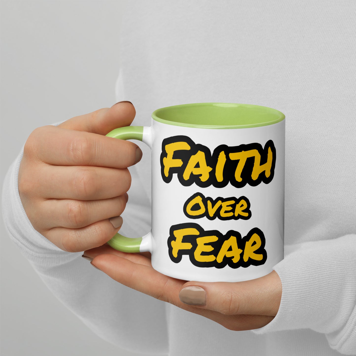 Faith Mug with Color Inside