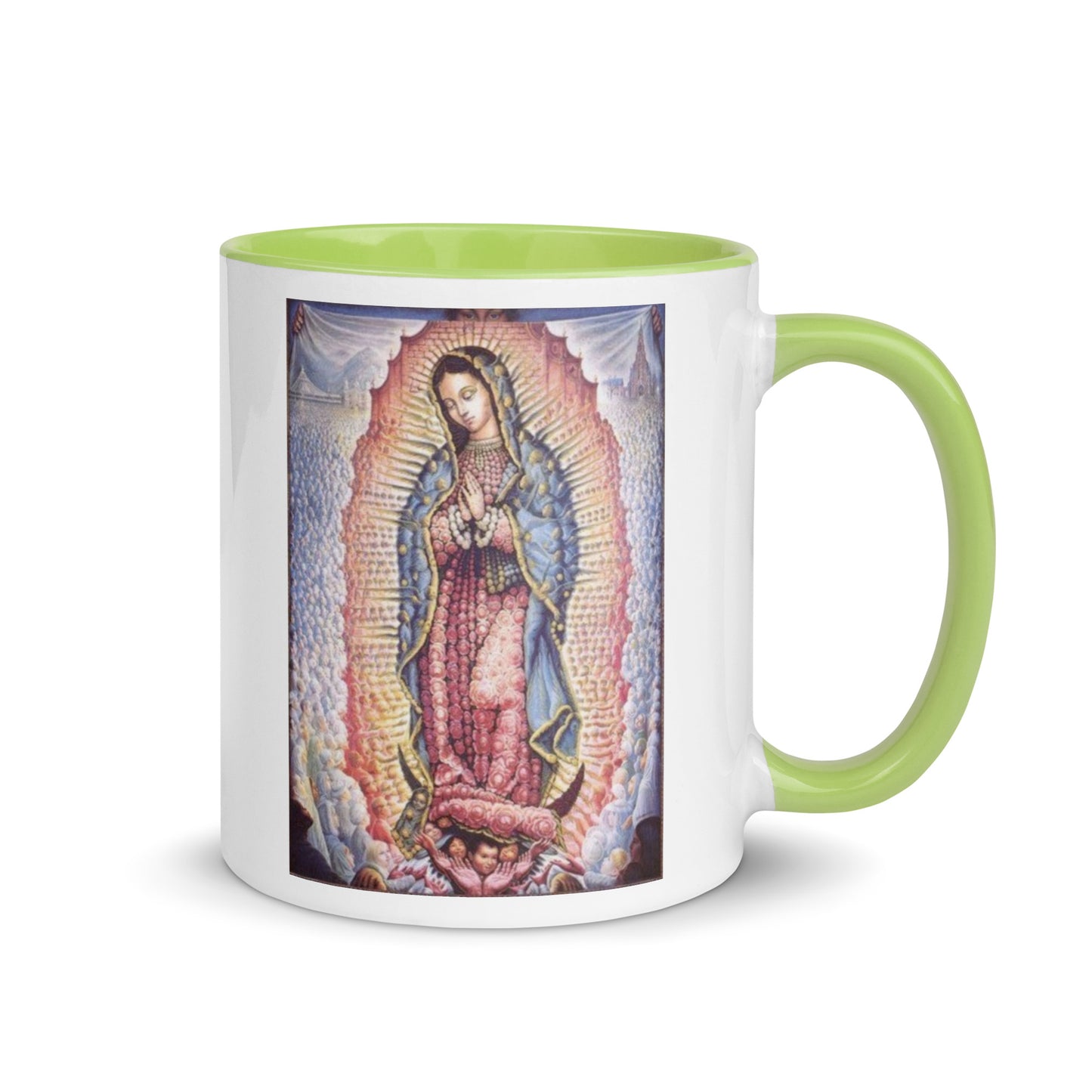 Our Lady of Guadalupe Mug with Color Inside