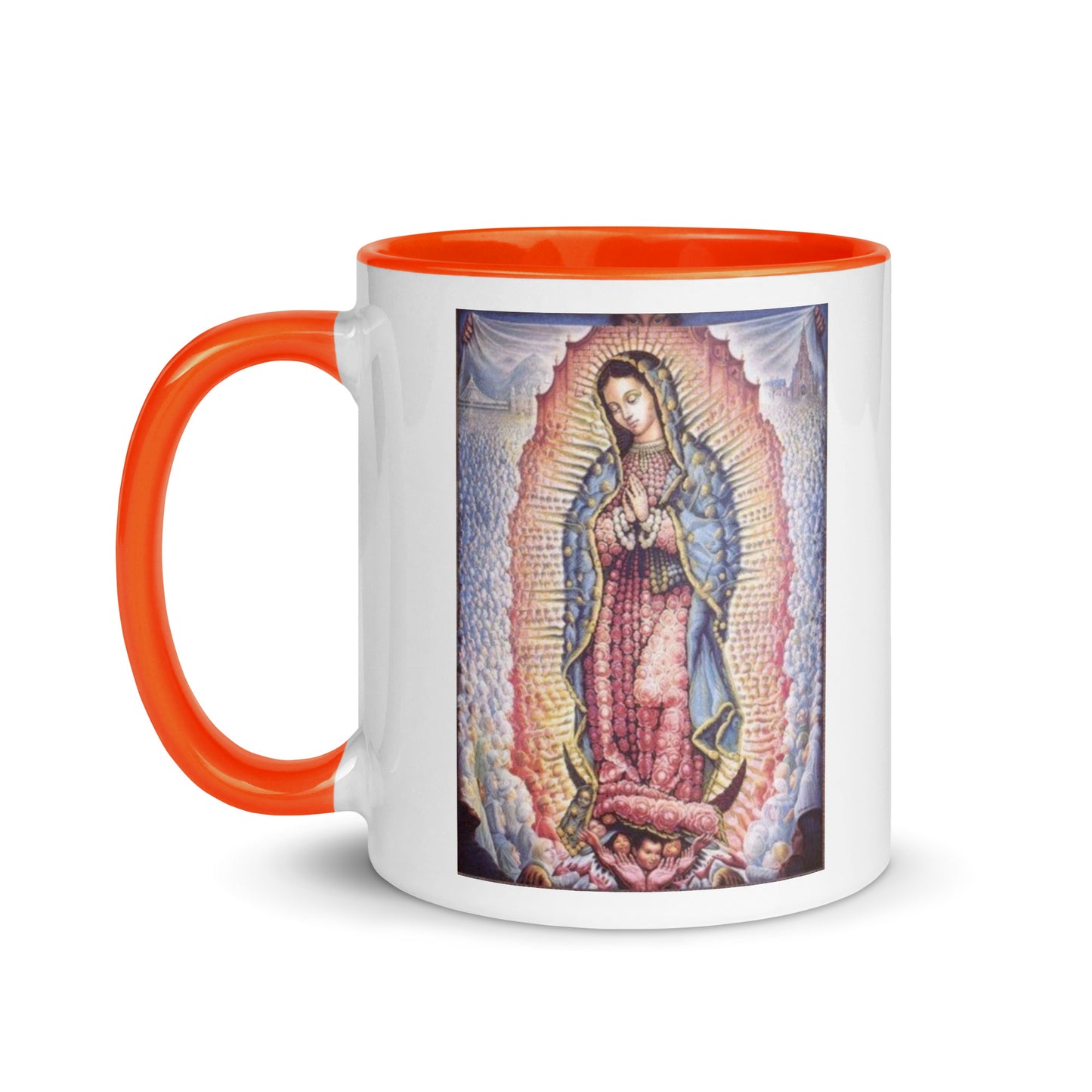 Our Lady of Guadalupe Mug with Color Inside