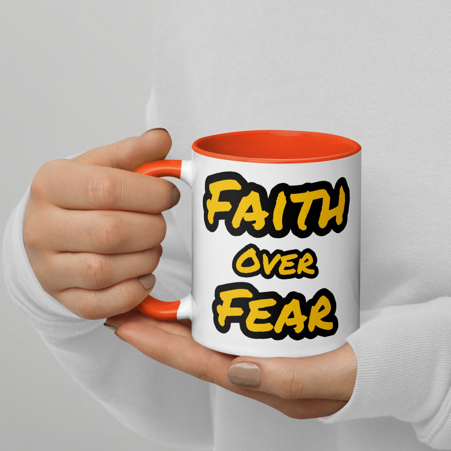 Faith Mug with Color Inside