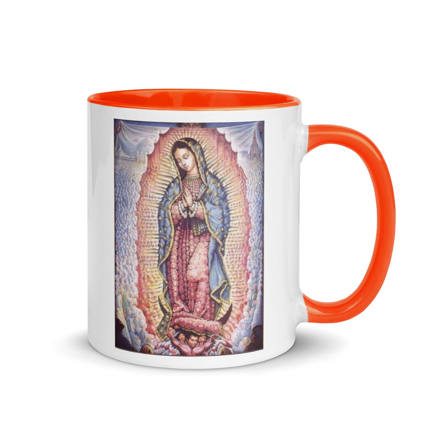 Our Lady of Guadalupe Mug with Color Inside