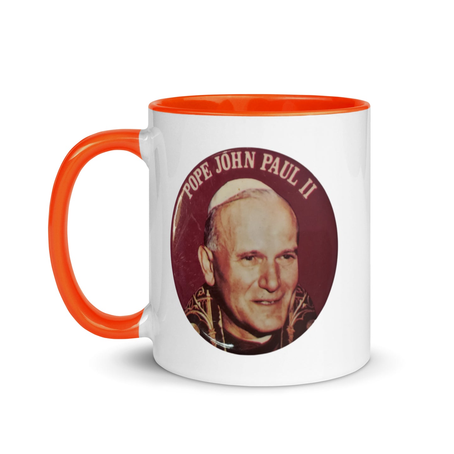 Pope St. John Paul II Mug with Color Inside