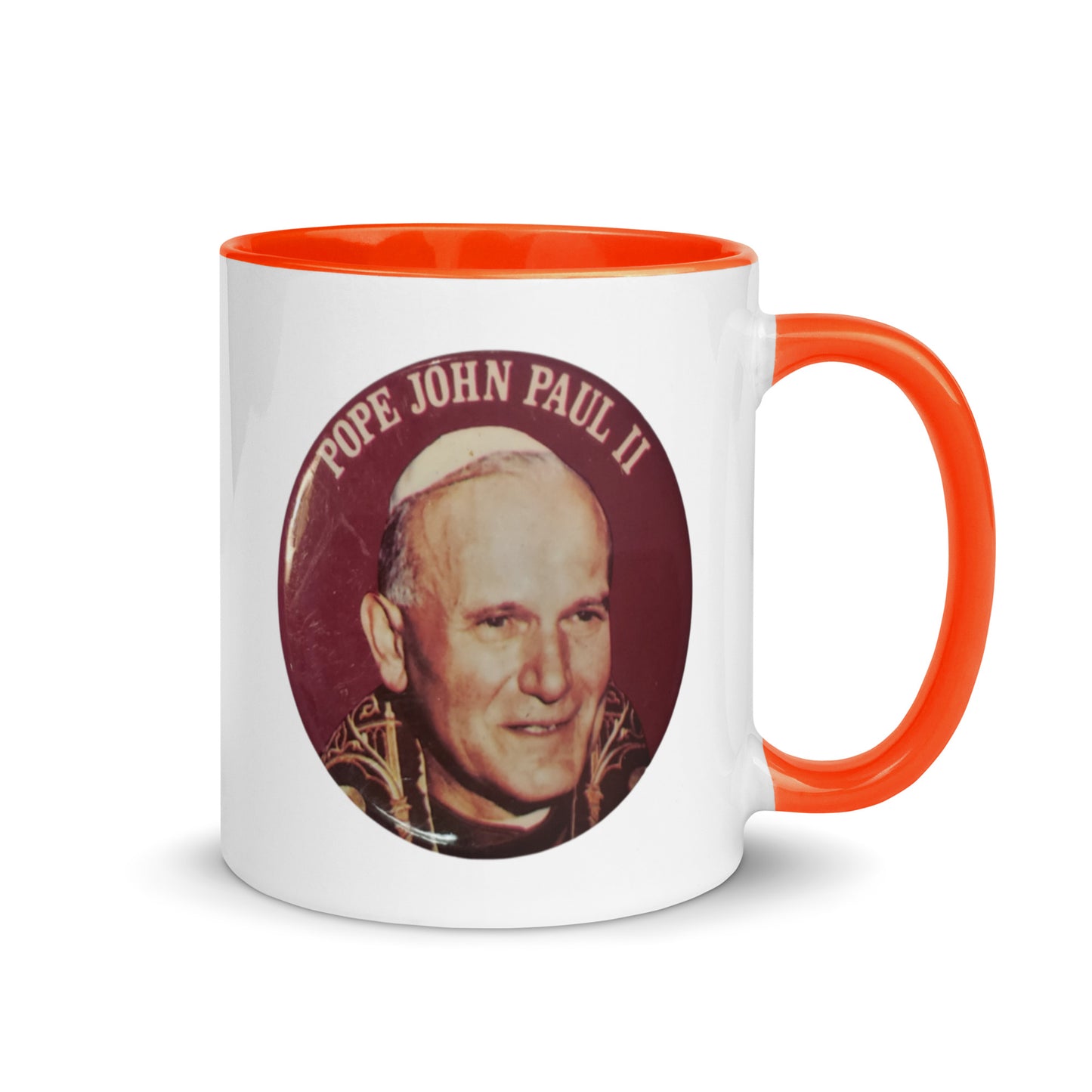 Pope St. John Paul II Mug with Color Inside