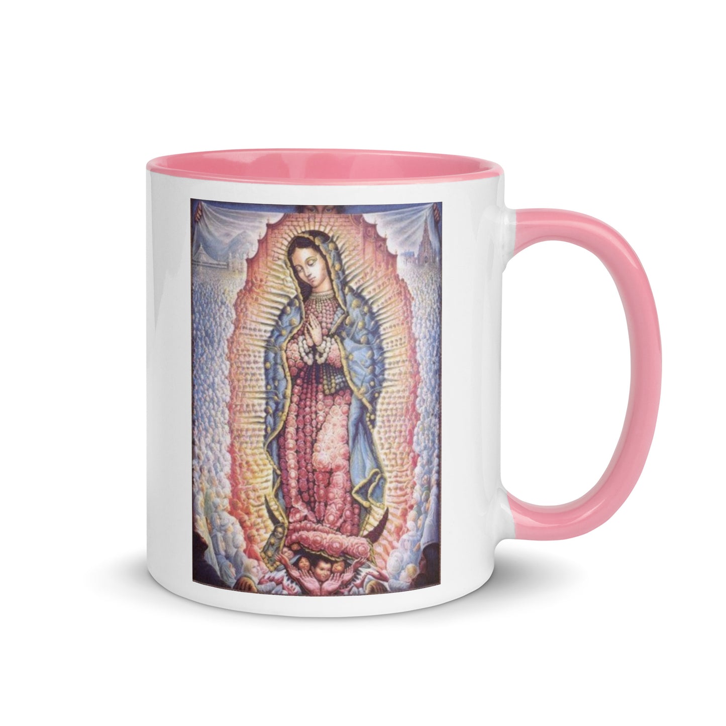 Our Lady of Guadalupe Mug with Color Inside