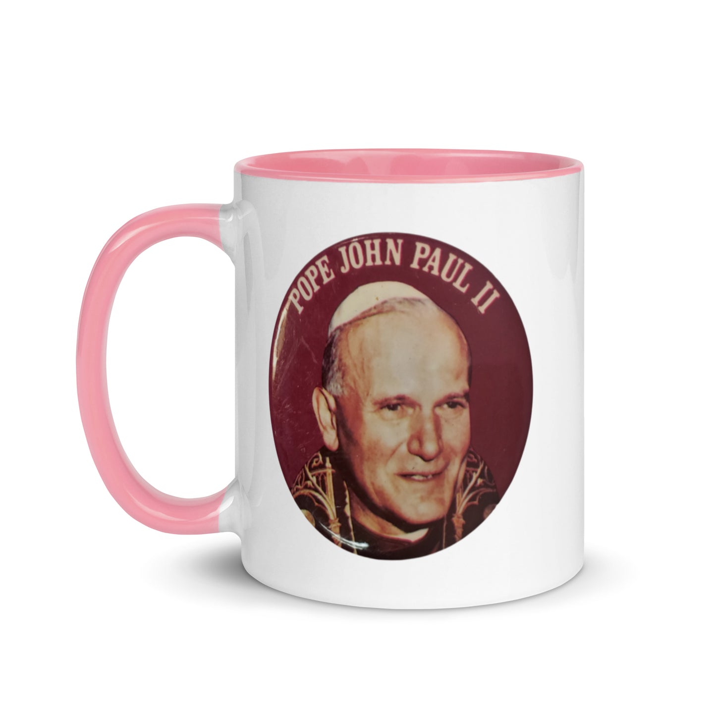 Pope St. John Paul II Mug with Color Inside