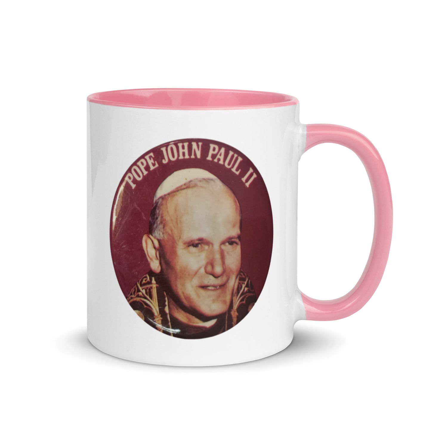 Pope St. John Paul II Mug with Color Inside