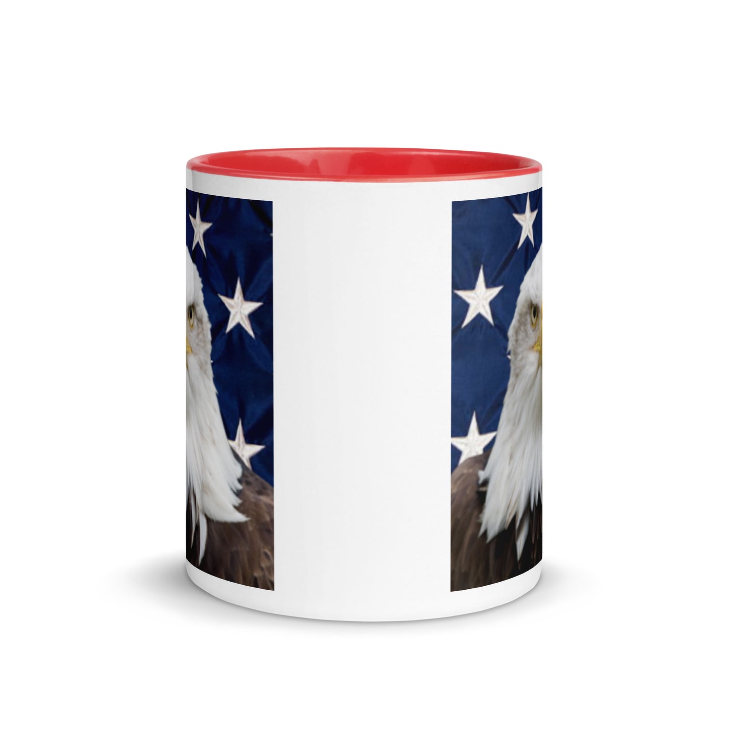 Patriotic Eagle Mug with Color Inside