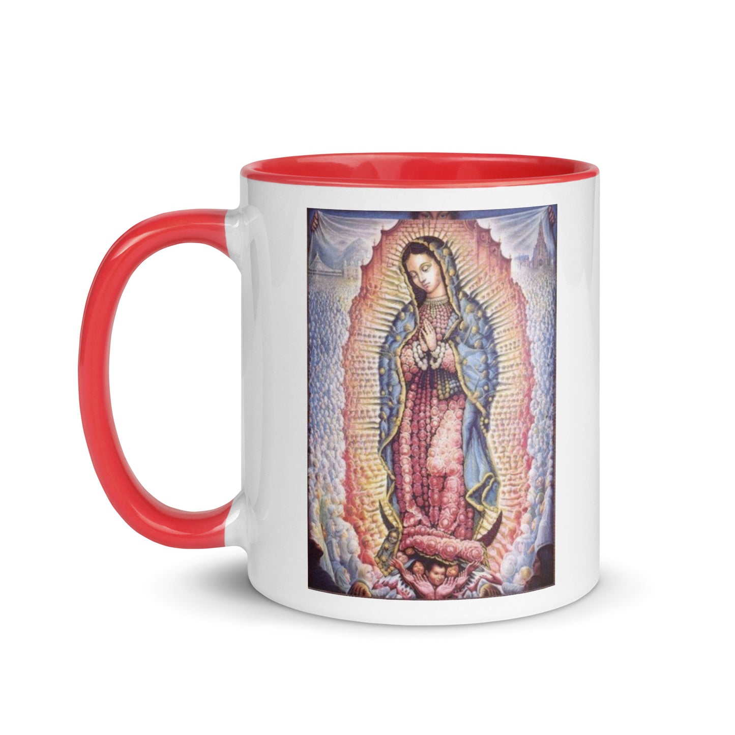 Our Lady of Guadalupe Mug with Color Inside