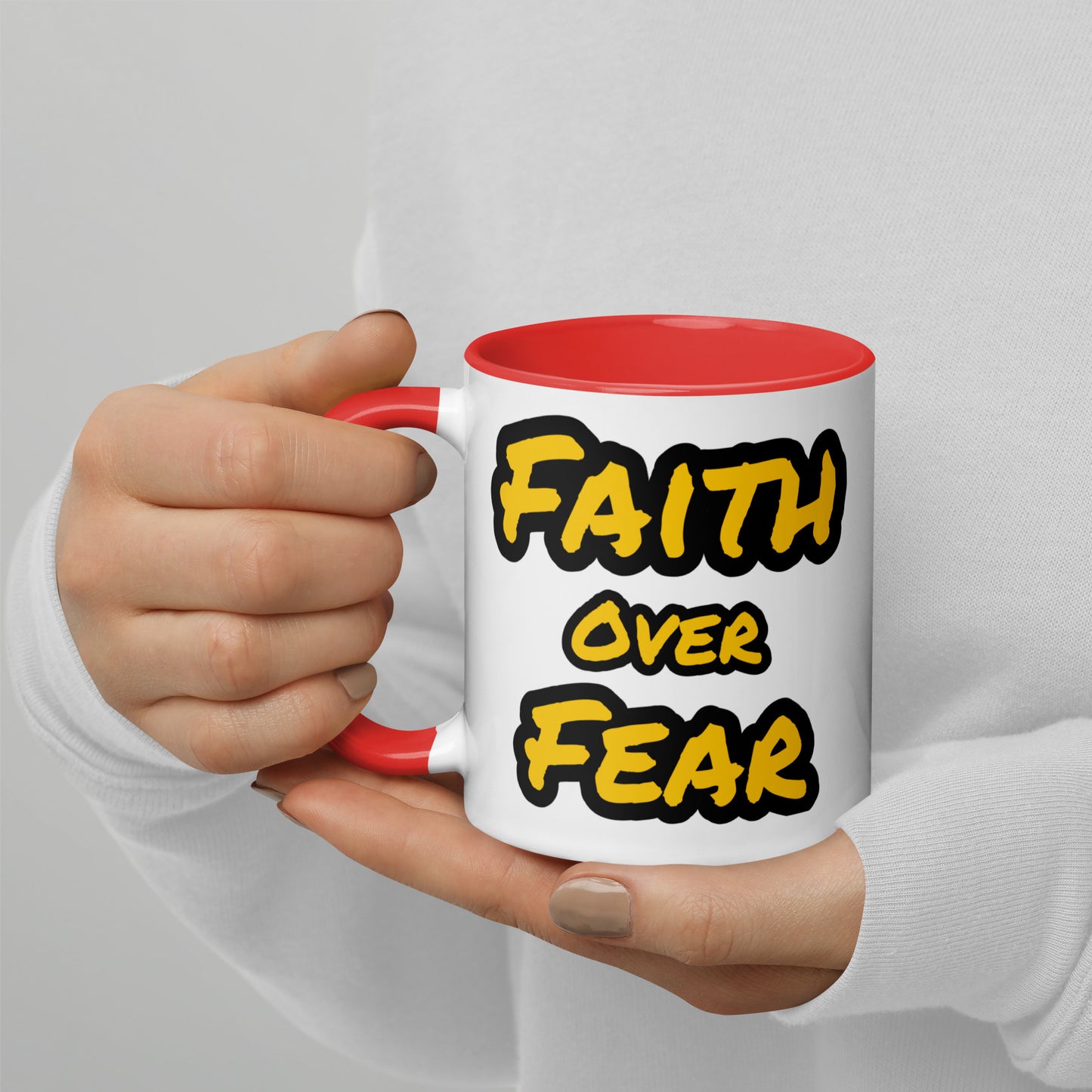 Faith Mug with Color Inside