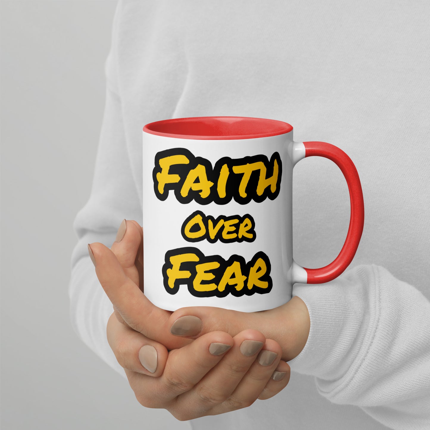 Faith Mug with Color Inside