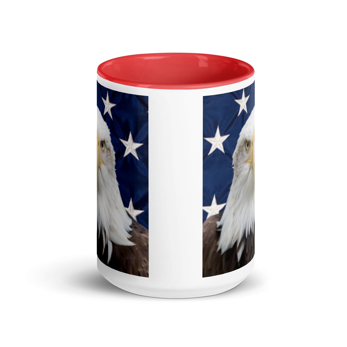 Patriotic Eagle Mug with Color Inside