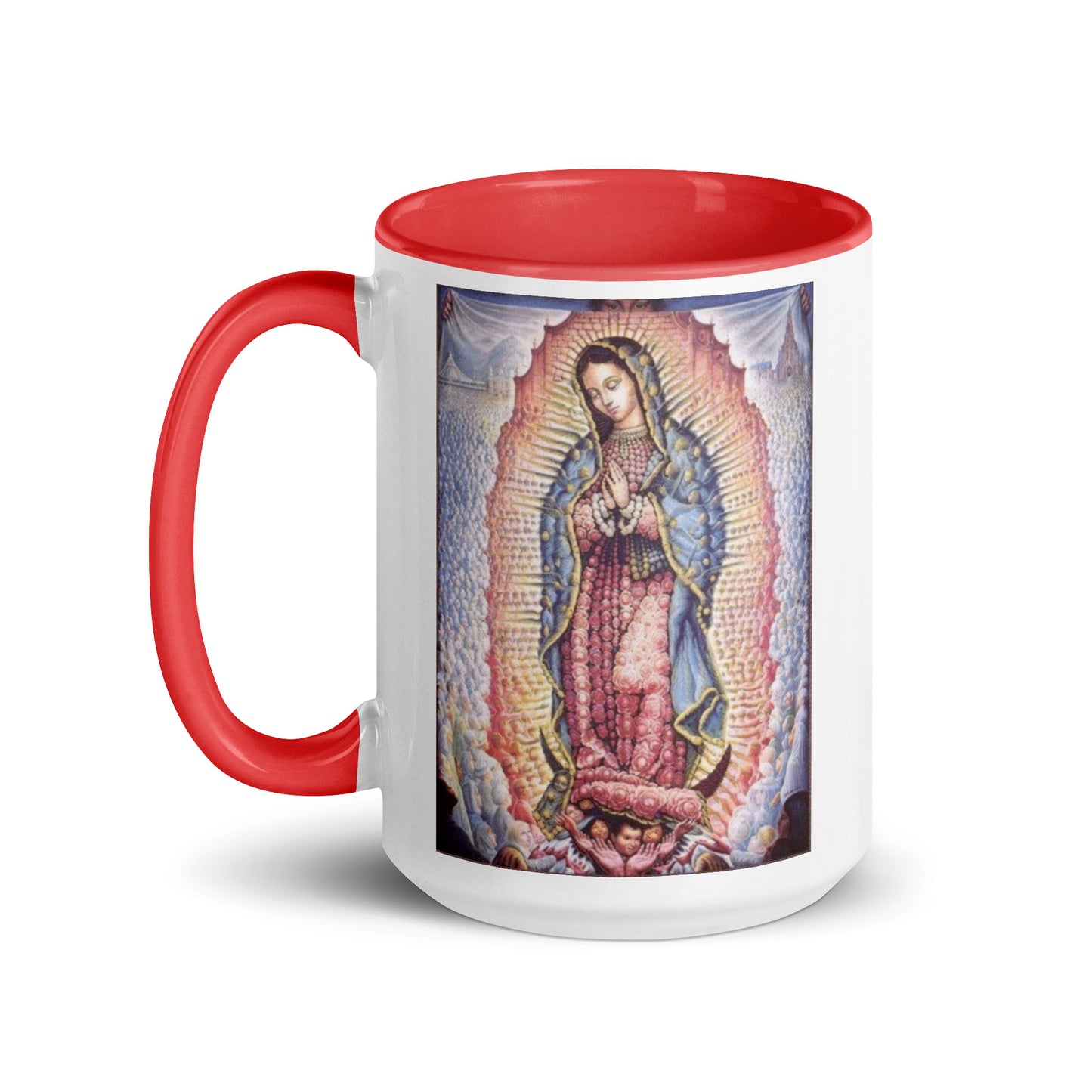 Our Lady of Guadalupe Mug with Color Inside