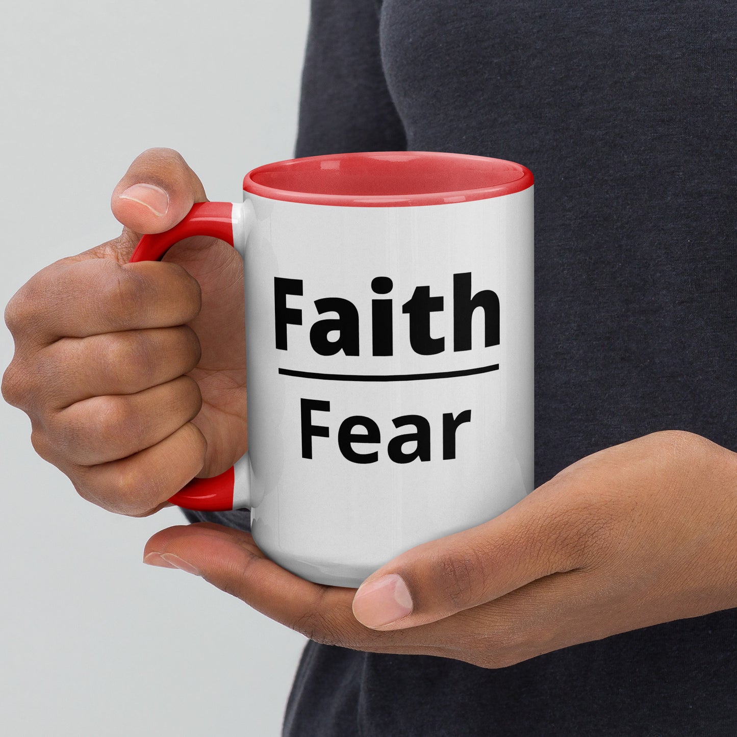 Faith Mug with Color Inside