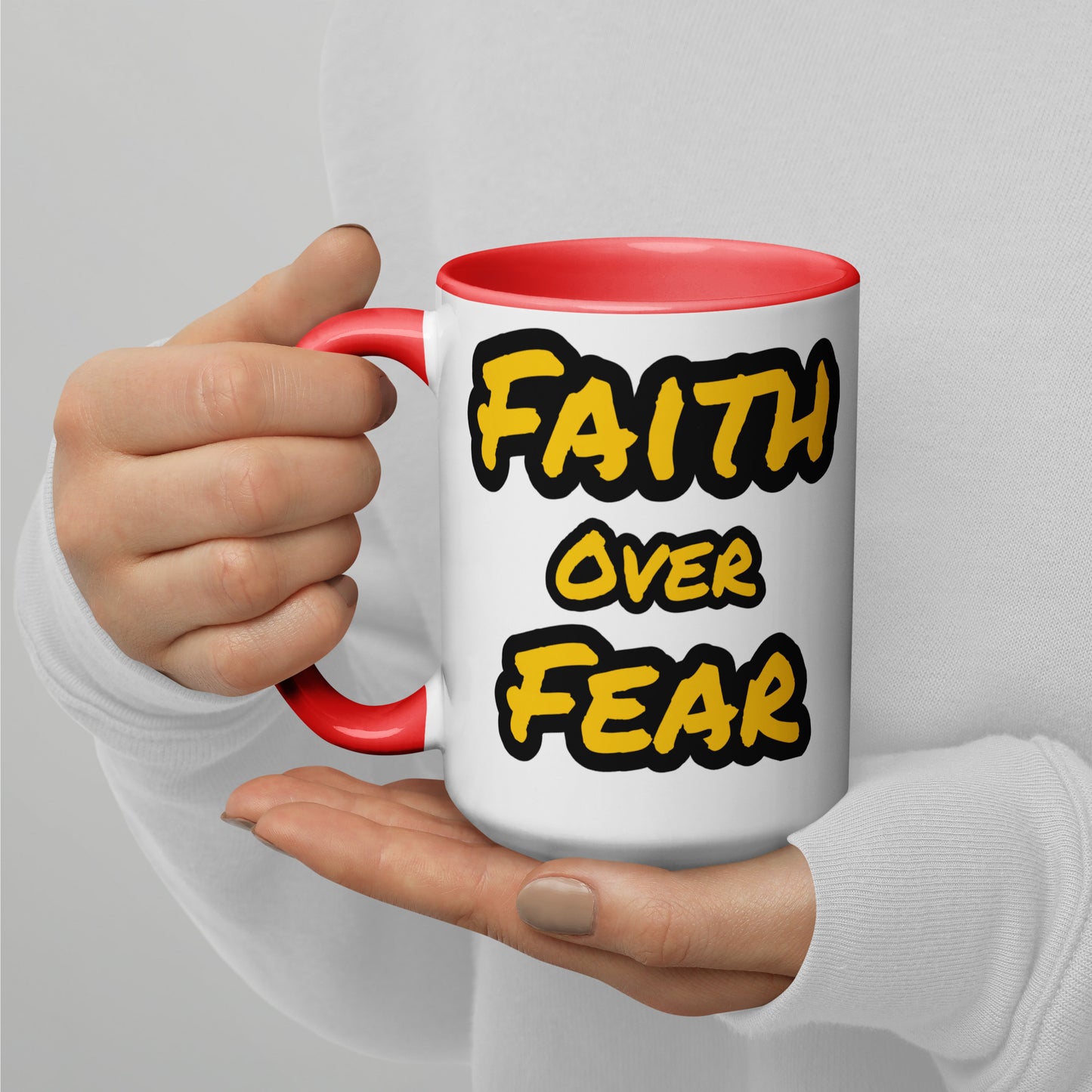 Faith Mug with Color Inside
