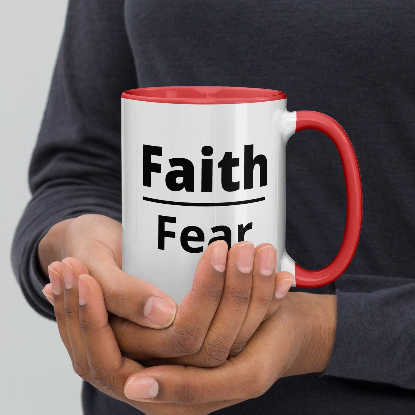 Faith Mug with Color Inside