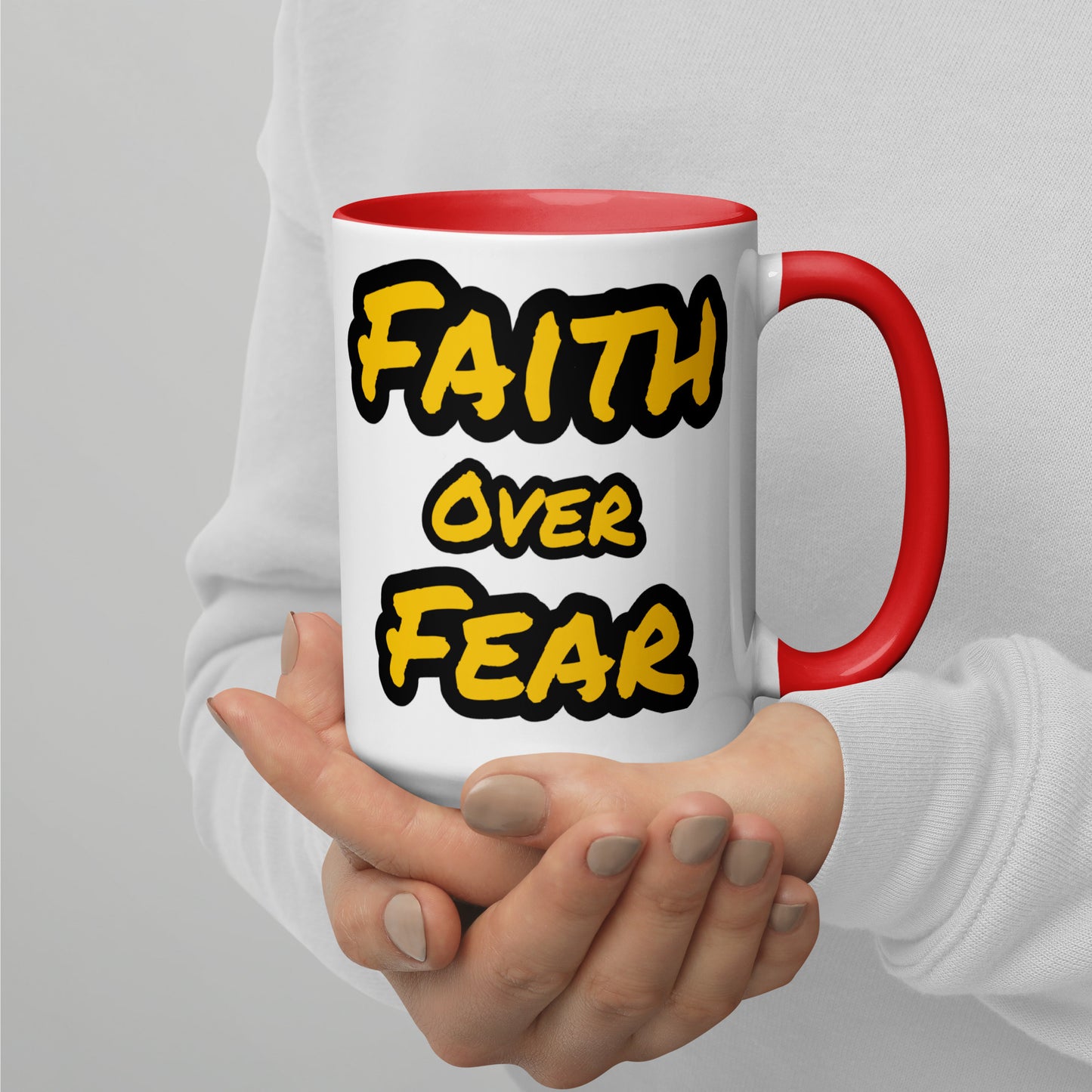 Faith Mug with Color Inside