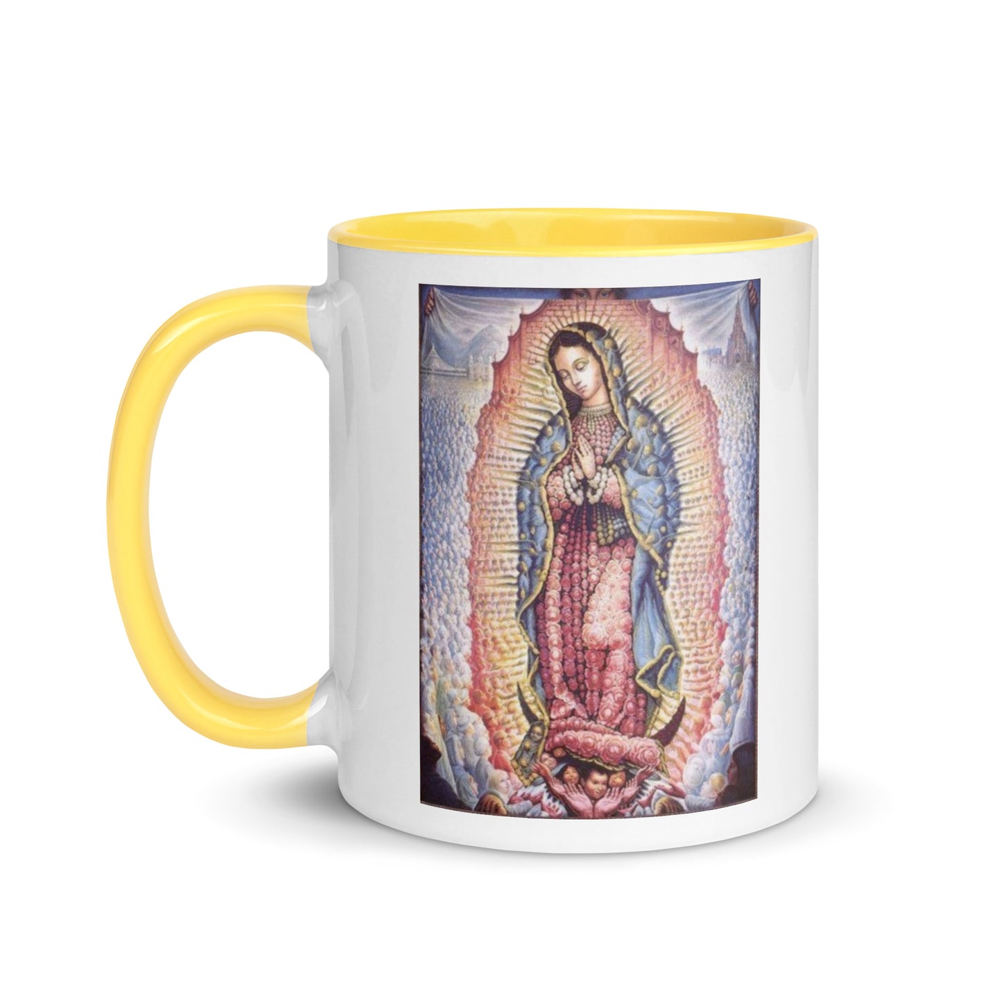 Our Lady of Guadalupe Mug with Color Inside