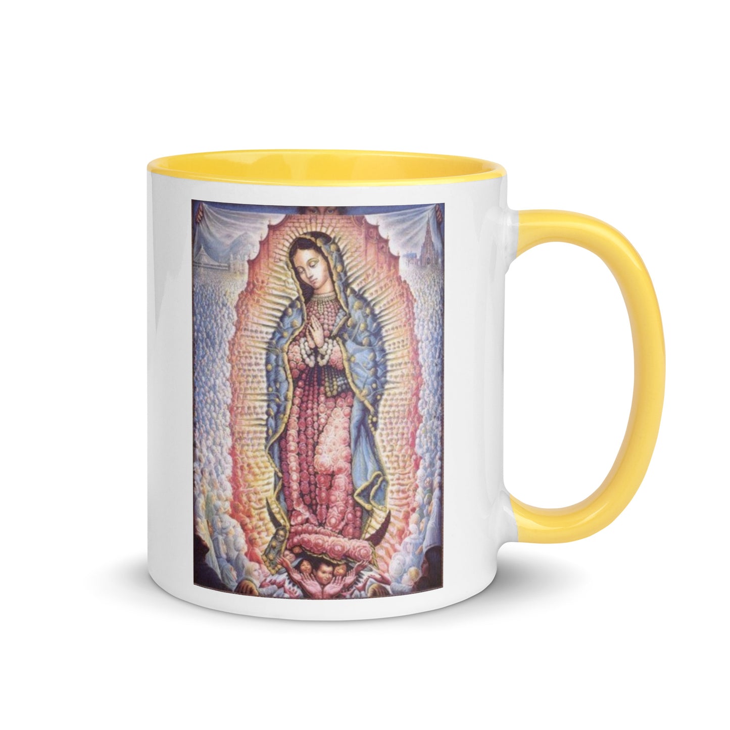 Our Lady of Guadalupe Mug with Color Inside