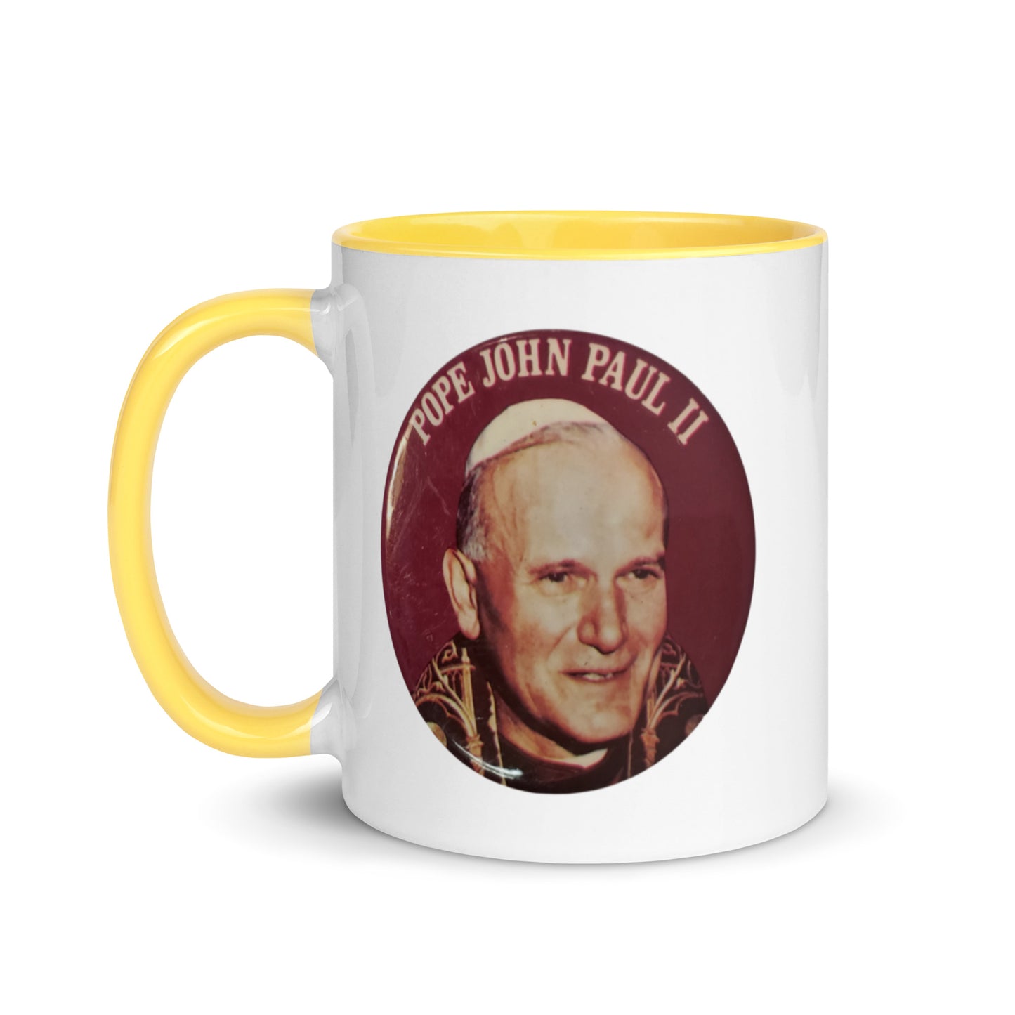 Pope St. John Paul II Mug with Color Inside