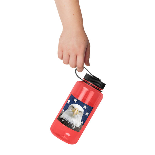 Patriotic Plastic Water Bottle 32oz