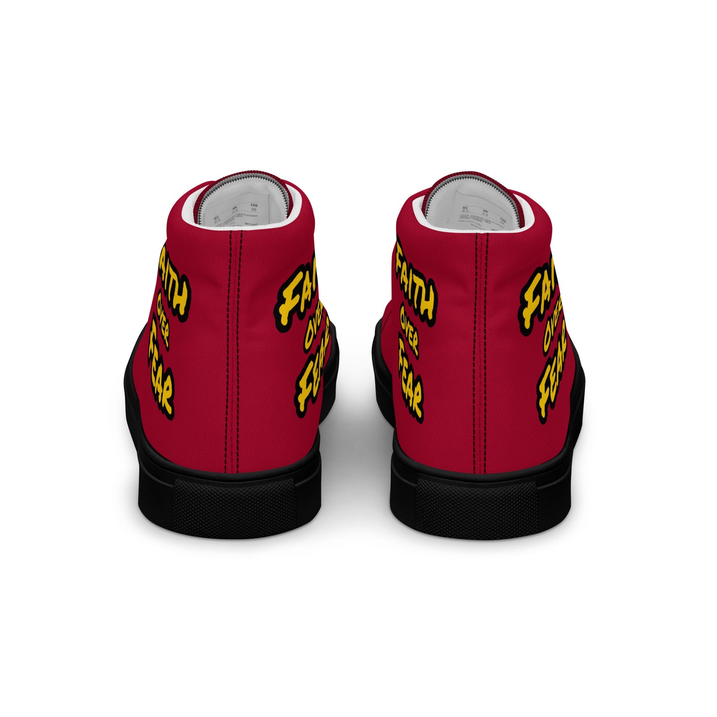 Women’s High Top Canvas Faith Shoes