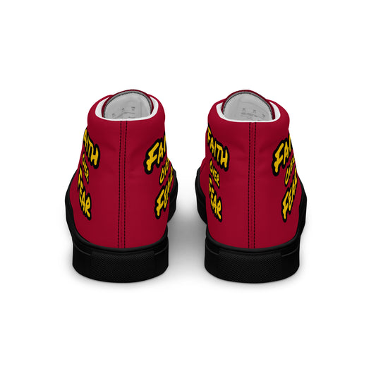 Women’s High Top Canvas Faith Shoes
