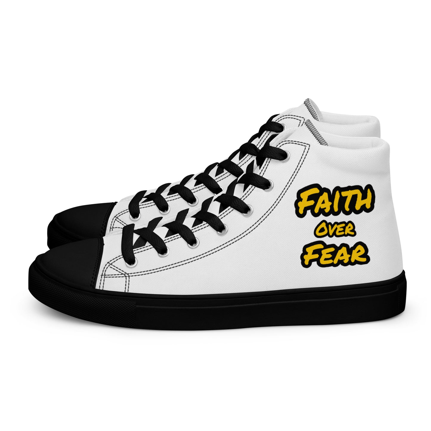 Women’s High Top Canvas Faith Shoes